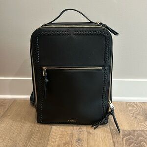 Calpak Kaya Laptop Bag - Black & Gold